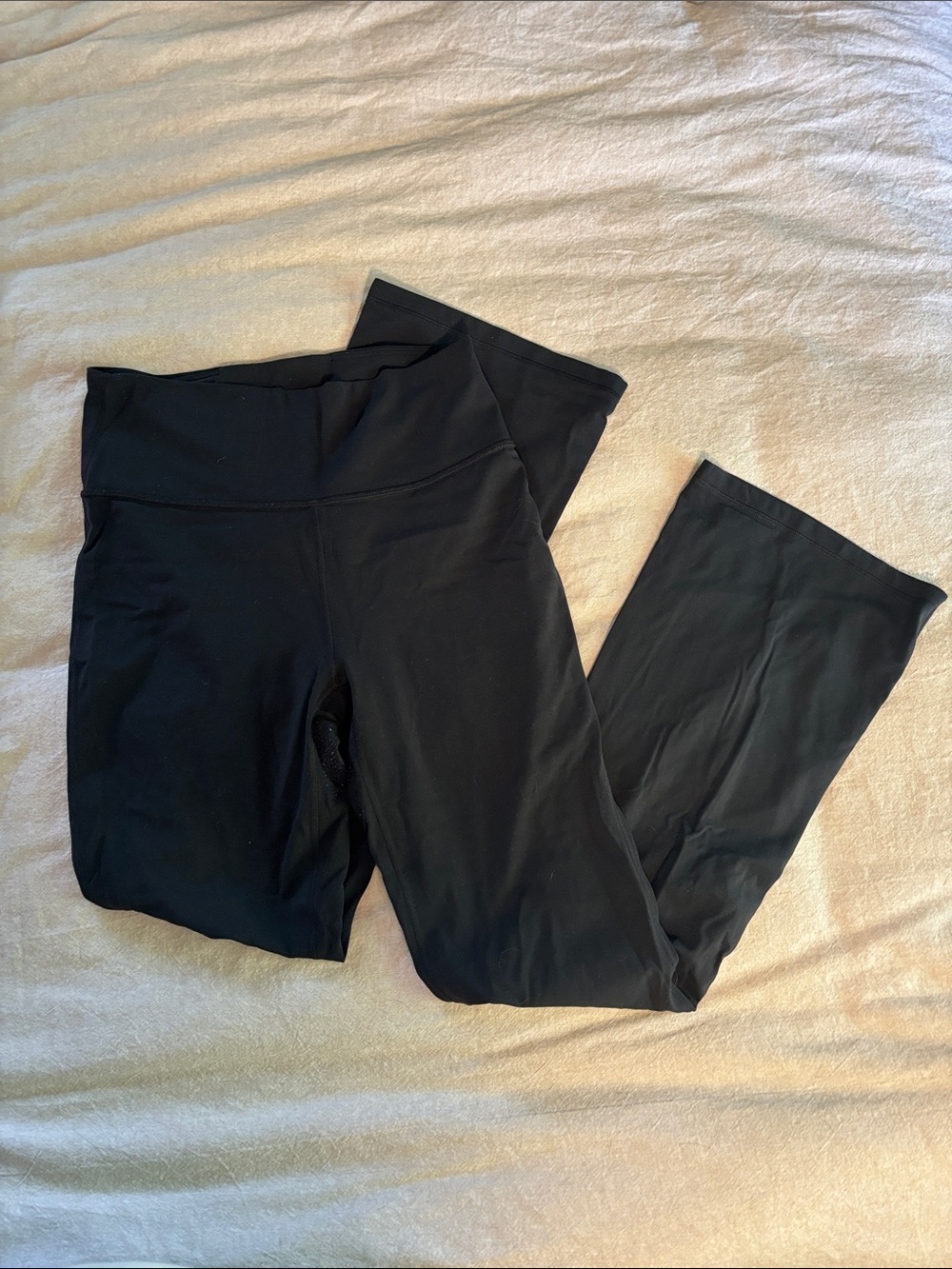Black Flair Yoga Pants Leggings